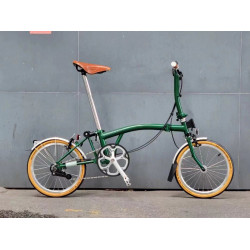 New Brompton Small Cloth Folding Bicycle C Line2023 Multi Color Portable Unisex